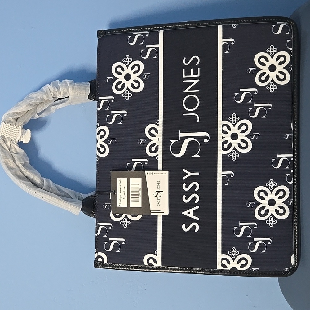 Sassy Jones Signature Print Tote